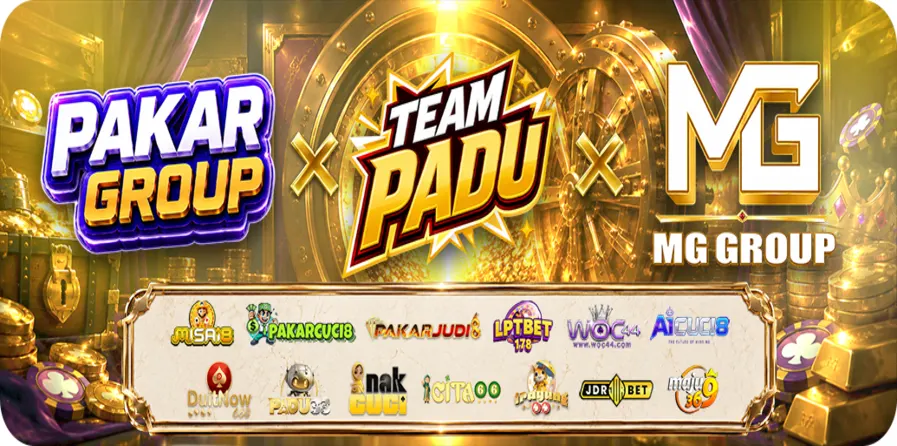 WOC44 banner for the PakarGroup, TeamPadu and MG Group partner network