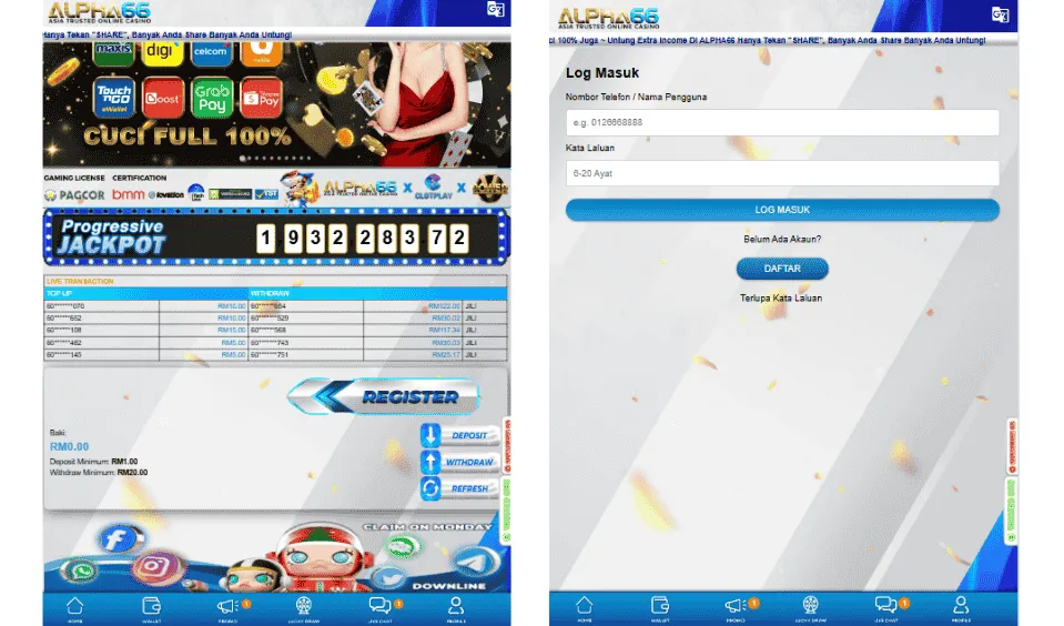 alpha66 login
