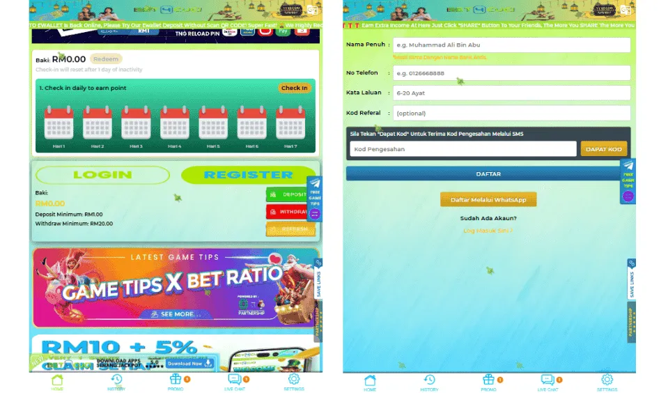 bet4cuci register