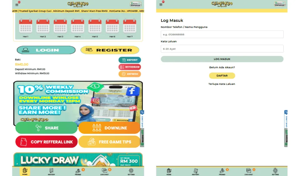 gempak99 login