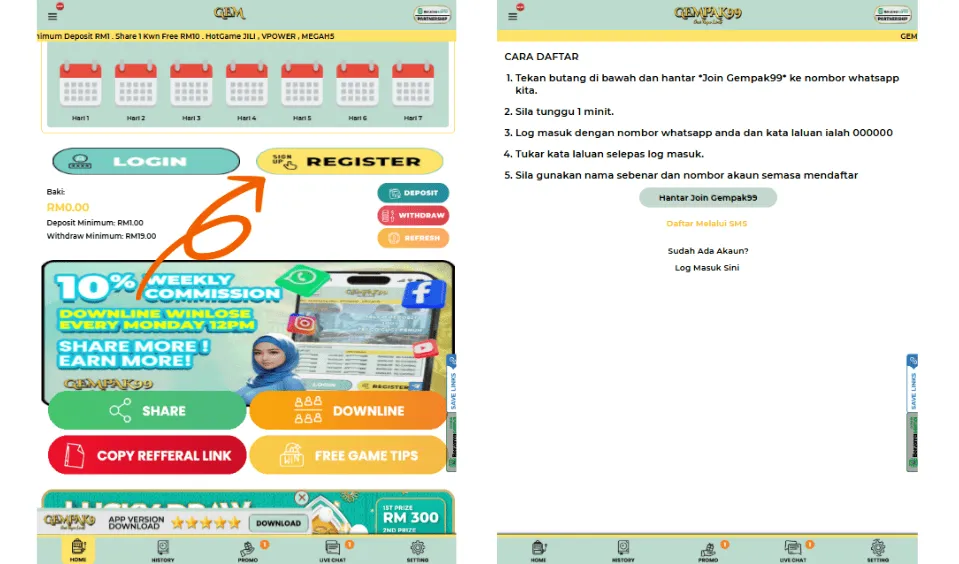 gempak99 register