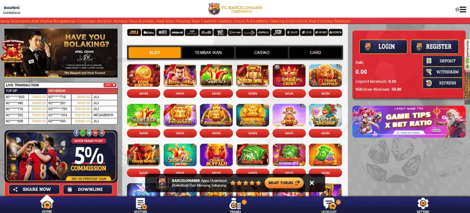 Barcelona888 homepage