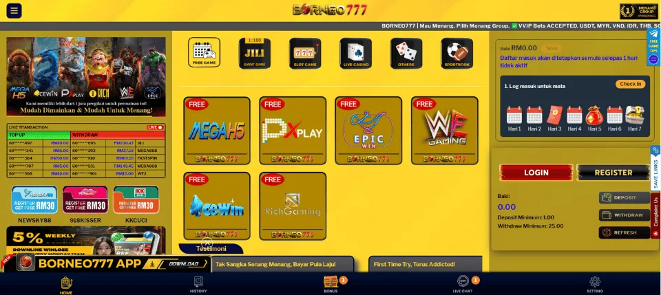 Borneo777 Casino