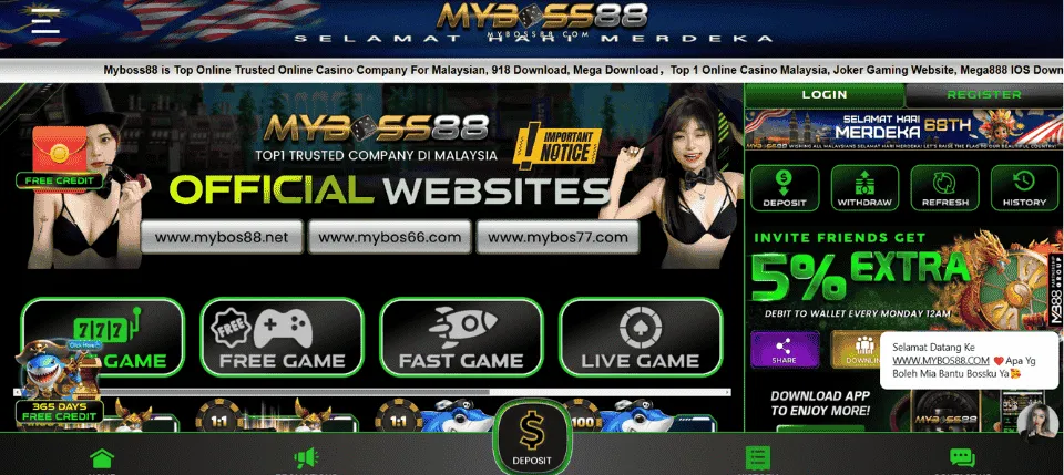 MyBoss88 Casino